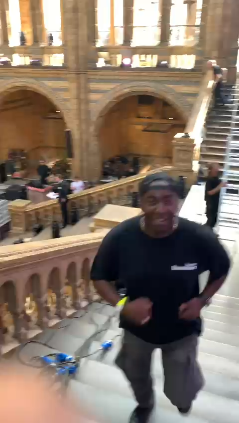 Event Crew for Video Wall Build at Natural History Museum