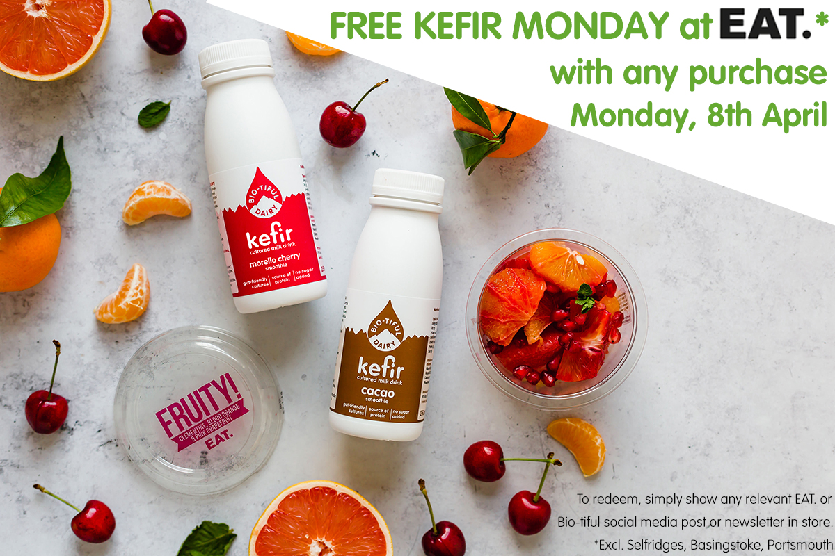 Free Kefir Monday Promo EAT 8th April 2019