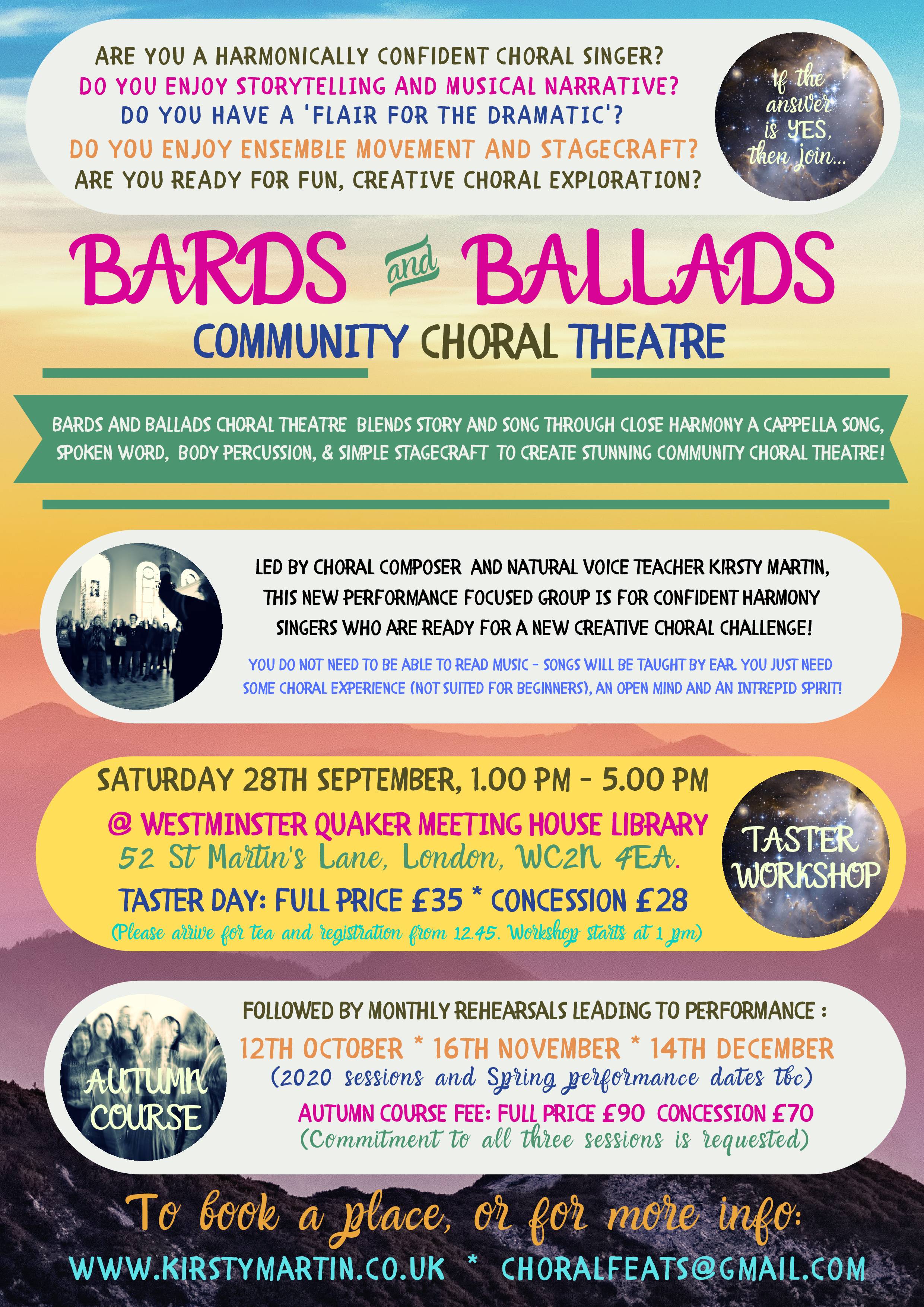 Bards and Ballads London