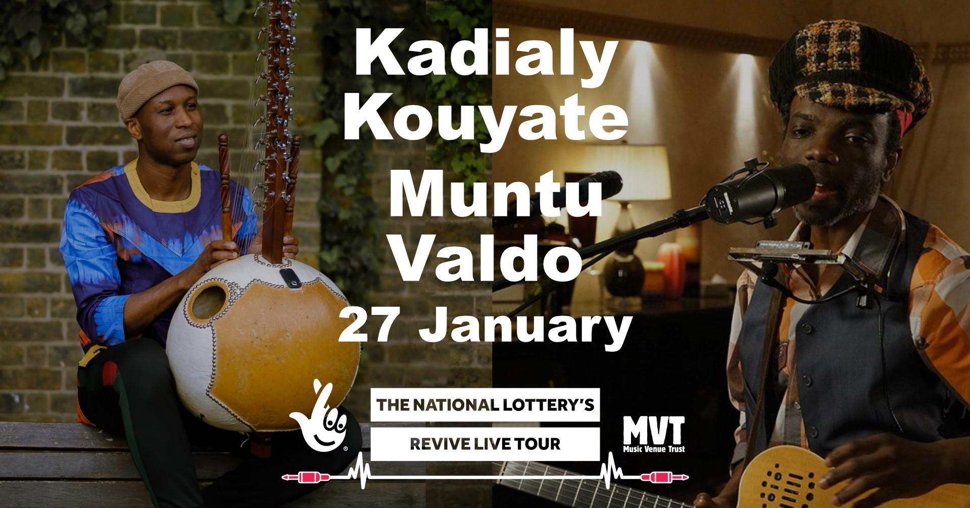 Kadialy Kouyate, and Muntu Valdo live at The Sanctuary
