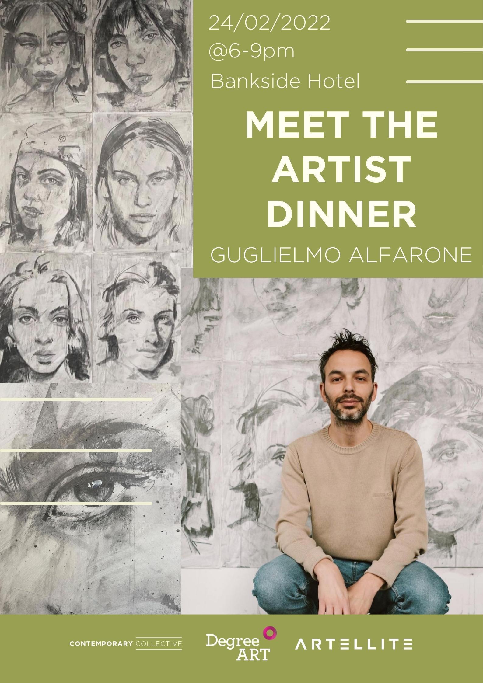 Guglielmo artist dinner poster 1